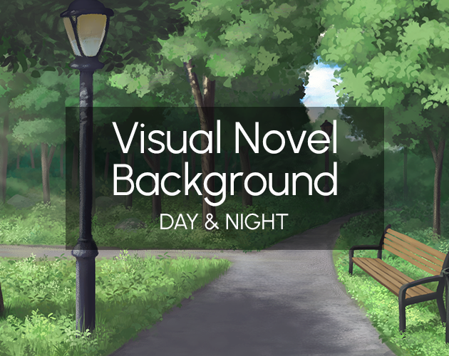 Park Visual Novel Background - Day & Night